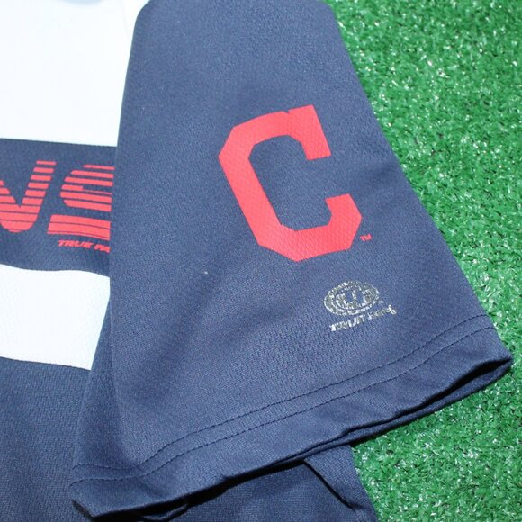 💙⚾❤️MLB True Fan Cleveland Indians Retro/Vintage look 2017 Polo Golf Shirt - Picture 2 of 6